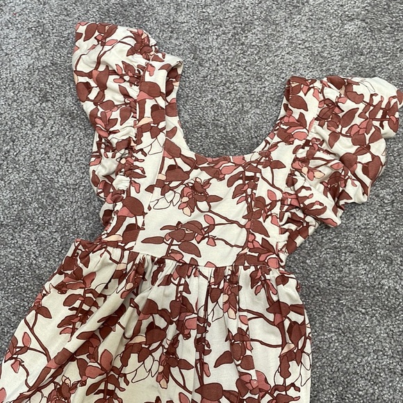 Kate Quinn Floral Ruffle Jumpsuit - Picture 2 of 9